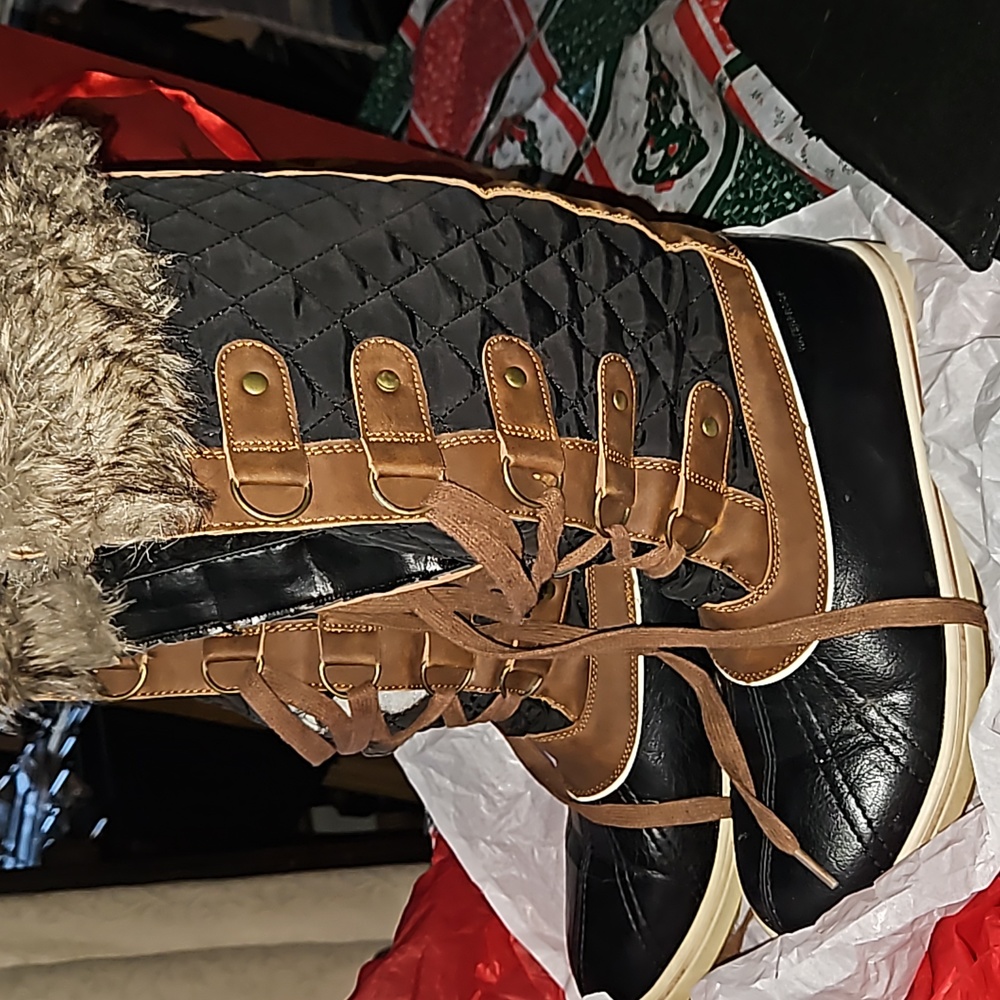 Aleader snow boots